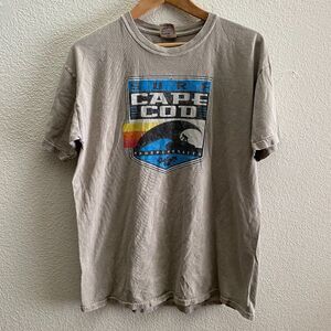 Surf Cape Cod Massachusetts Comfort Colors Distressed T-Shirt Large Garment Dyed